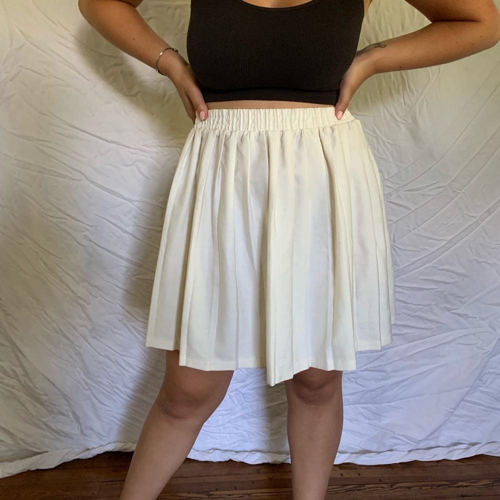 off-white american apparel inspired skirt